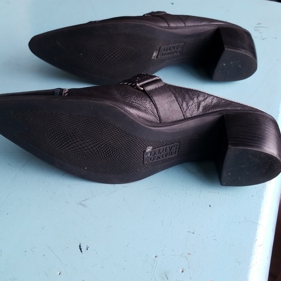 Franco Sarto Black Leather Mules - Picture 5 of 6